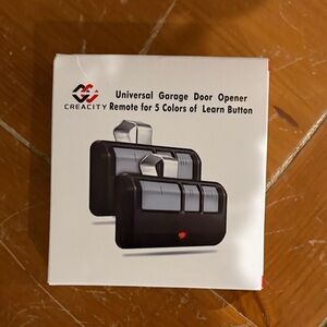 Black Universal Garage Door Opener Remote